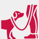 Adult dog training icon